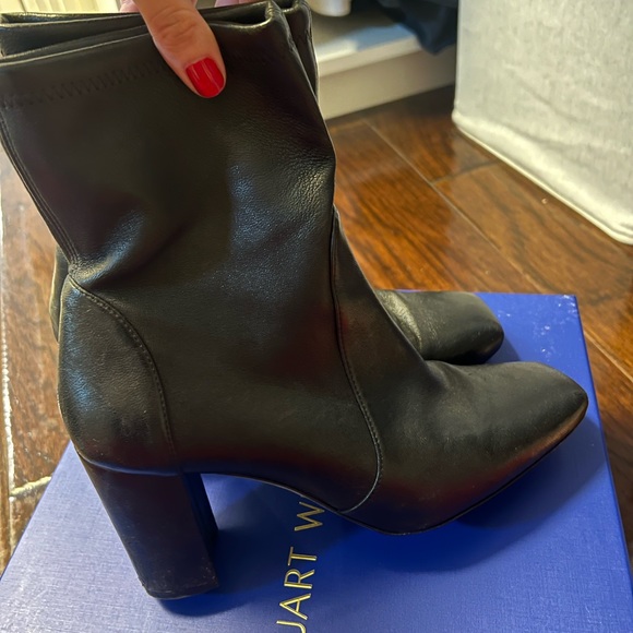 Stuart Weitzman booties - just got them polished too - Picture 2 of 4
